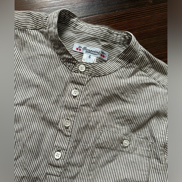 Bonpoint Claude Pinstripe Shirt - Picture 2 of 2